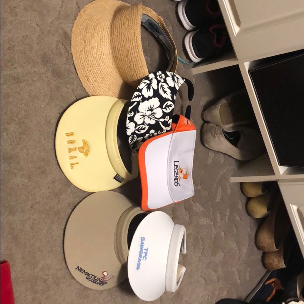 Gold visors